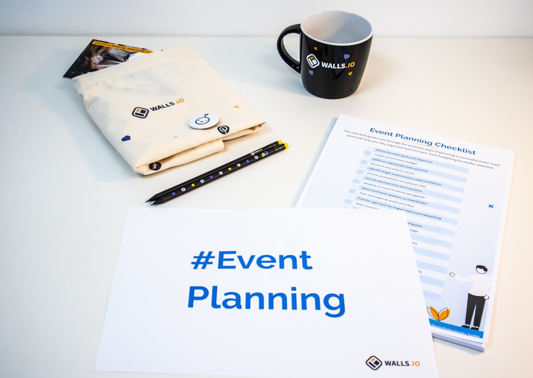 Event planner reviewing AV equipment checklist at a Portland conference venue